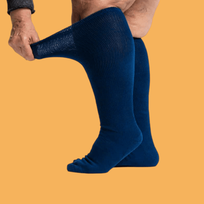 DiaFlow™ Neuropathy Relief Acupressure Socks - Navy Blue
