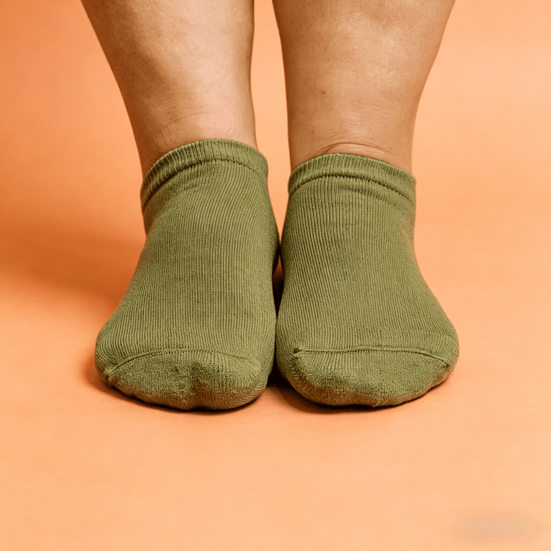 DiaFlow™ Neurogenic Ankle Acupressure Socks - Olive Green