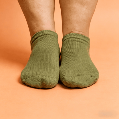 DiaFlow™ Neurogenic Ankle Acupressure Socks - Olive Green