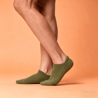 DiaFlow™ Neurogenic Ankle Acupressure Socks - Olive Green