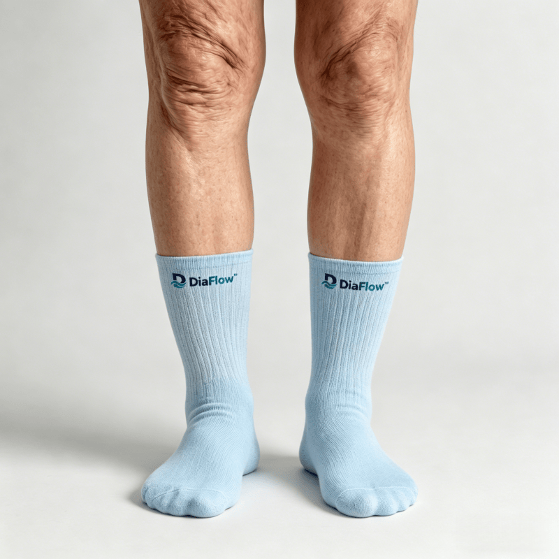 DiaFlow™ Charcoal Ankle Socks: Professional Sweat-Wick