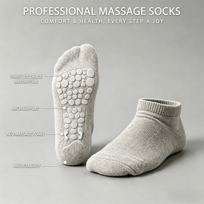 DiaFlow™ Ankle Acupressure Socks for Neuropathy - Gray