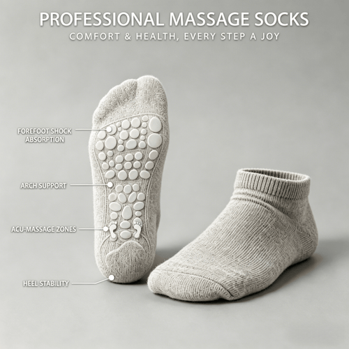 DiaFlow™ Ankle Acupressure Socks for Neuropathy - Gray