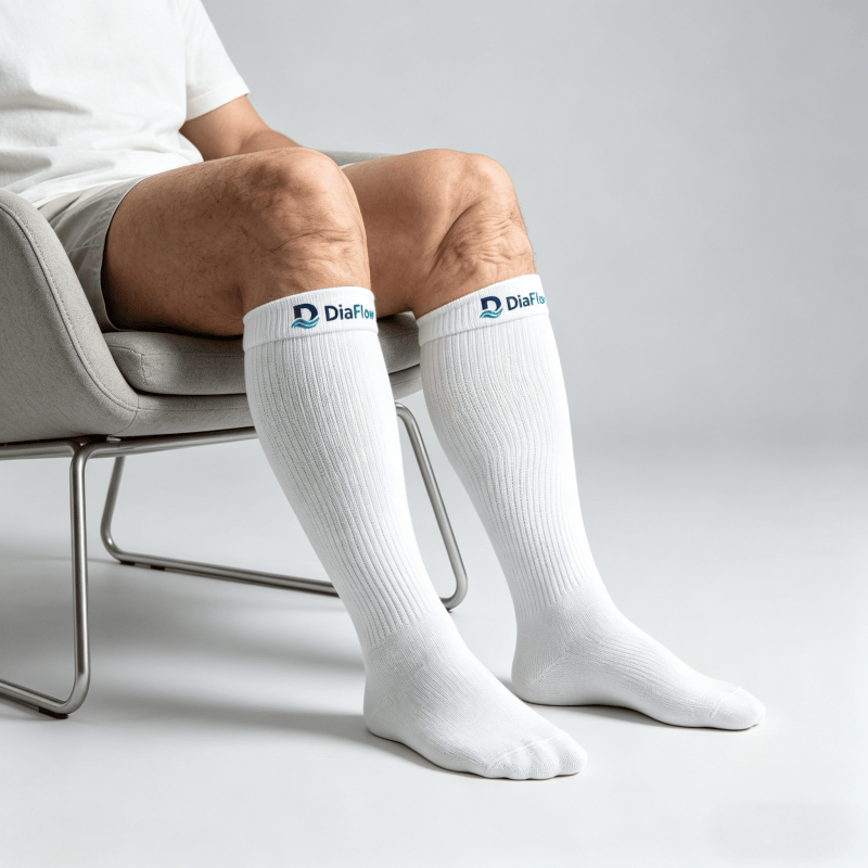 Soft cushioned heel with acupressure structure helps reduce pressure, ideal for home walking and light activity